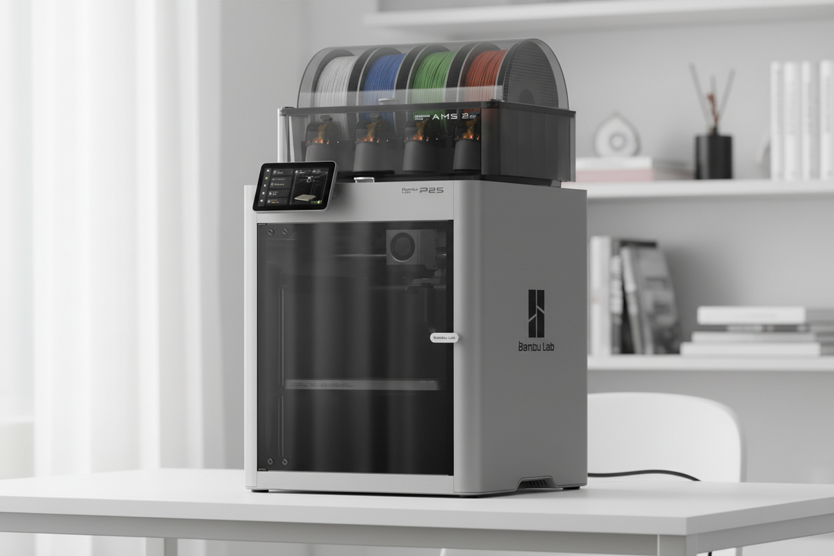 Bambu Lab P2S with AMS 2 Pro - Hero Image